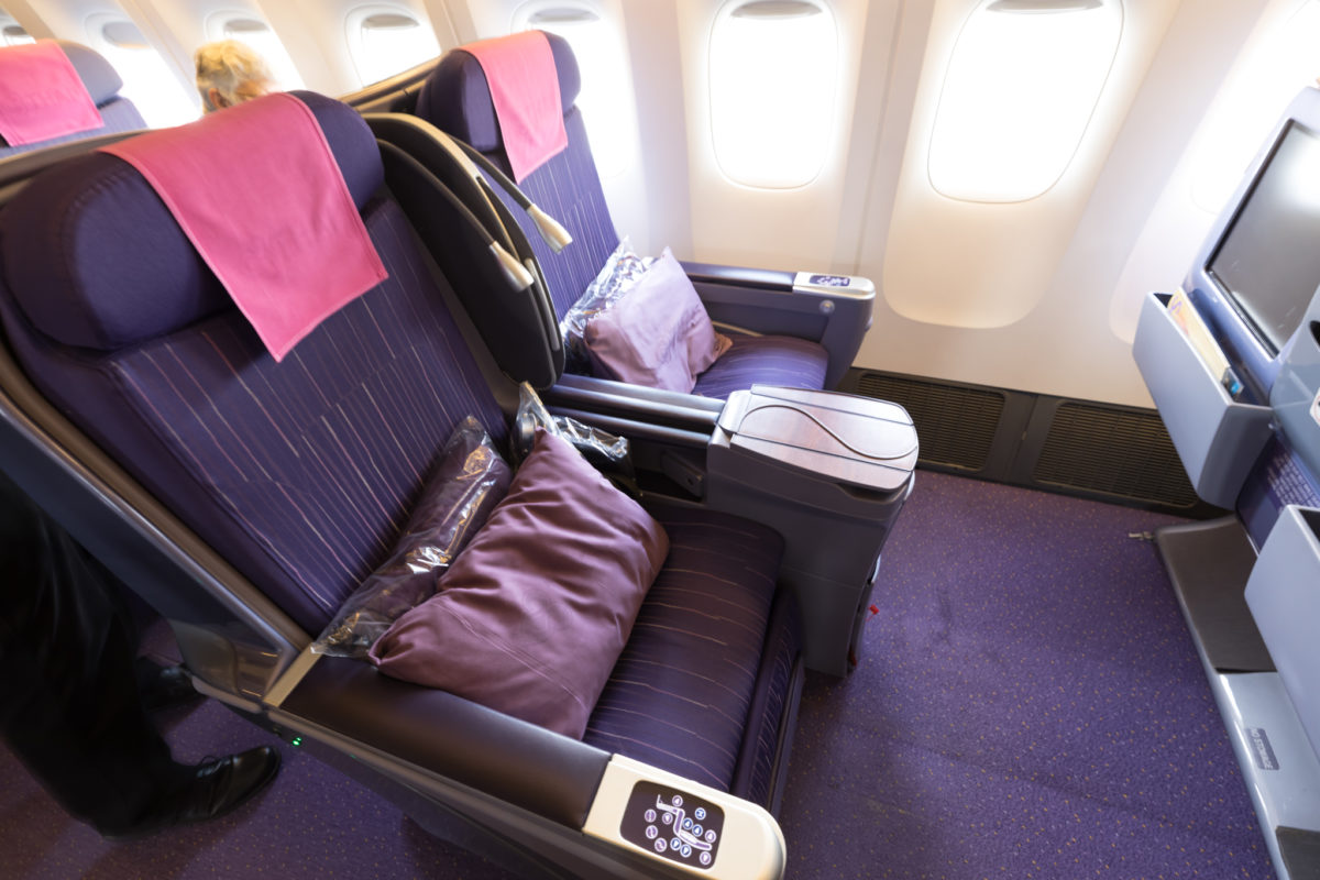 Review Thai Airways Er Business Class Melbourne Bangkok Points From The Pacific