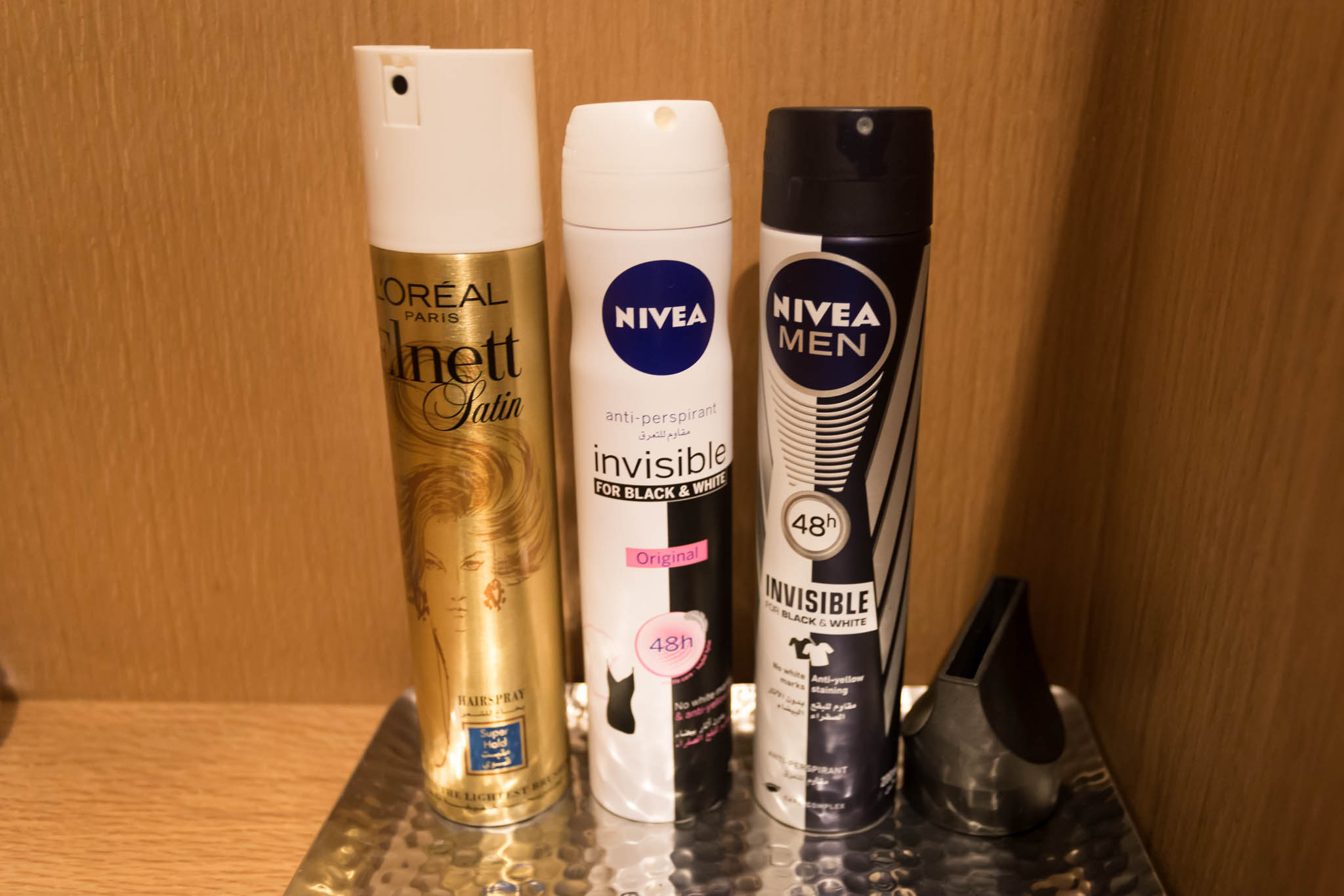 a group of spray cans