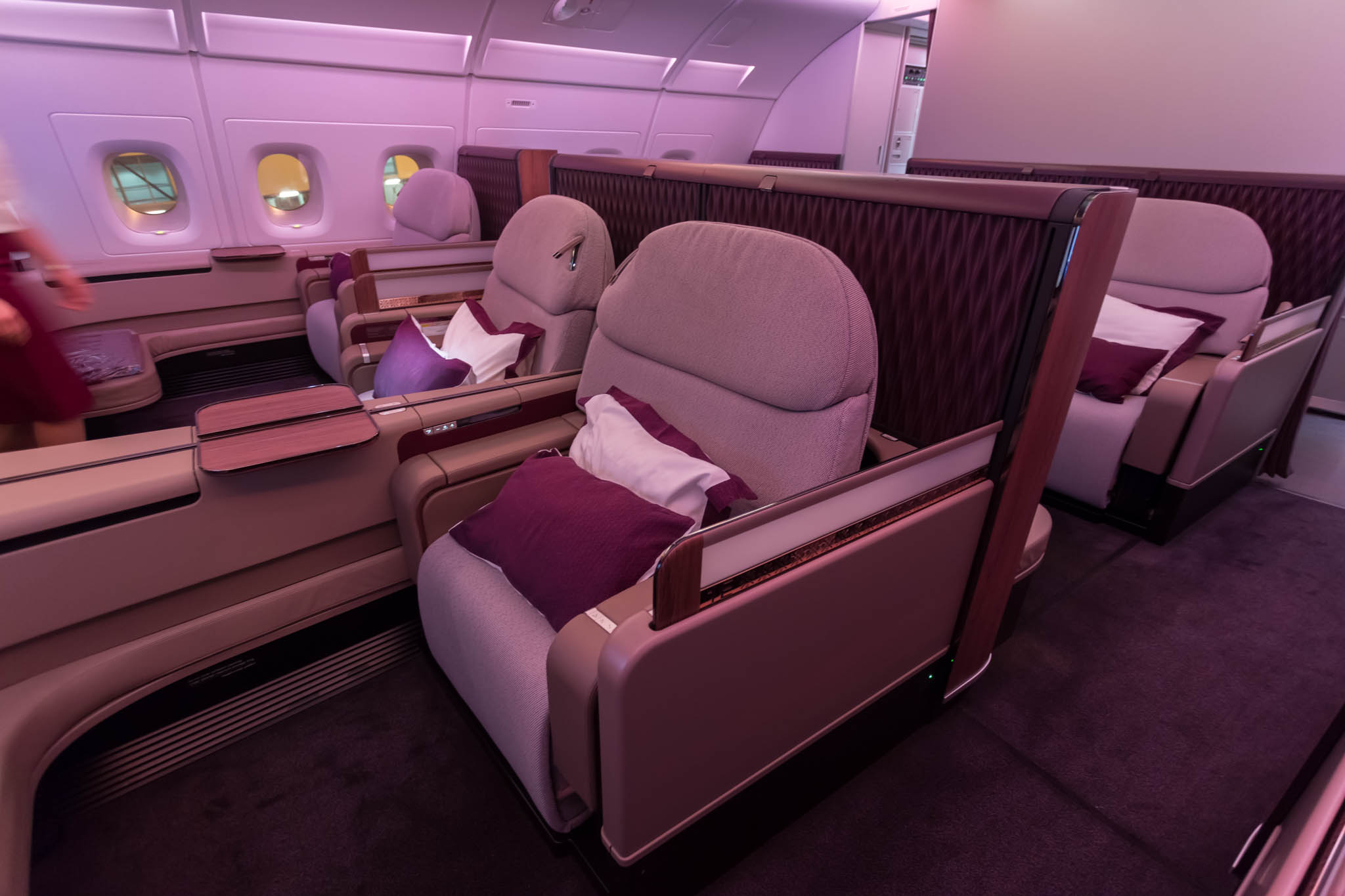 first class travel in qatar airways