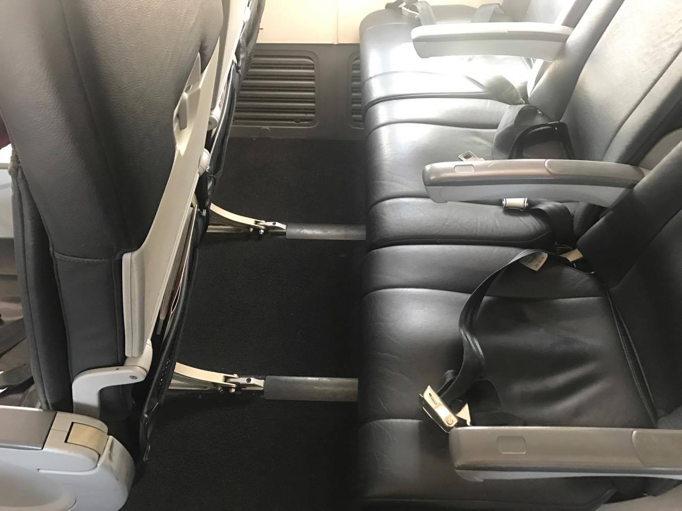 seat in a plane with seats