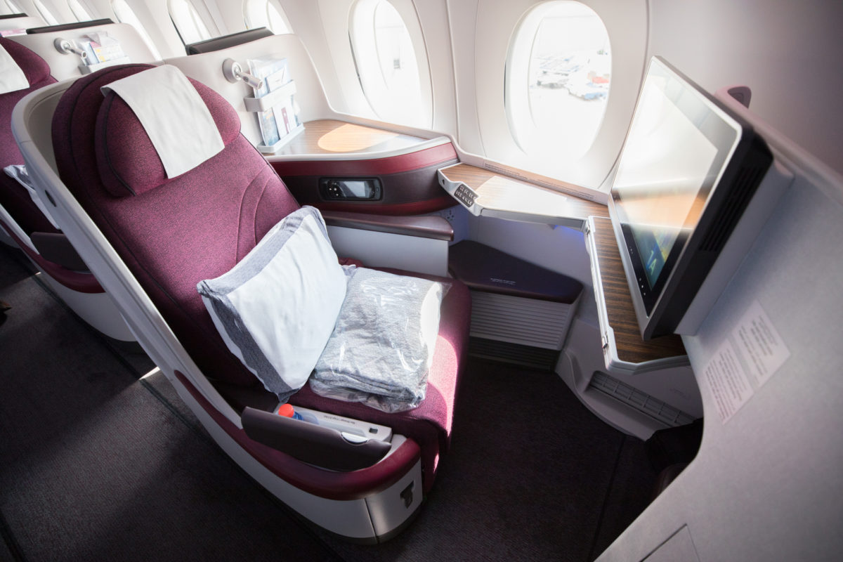 Review - Qatar Airways A350 Business Class Singapore - Doha - Zac George