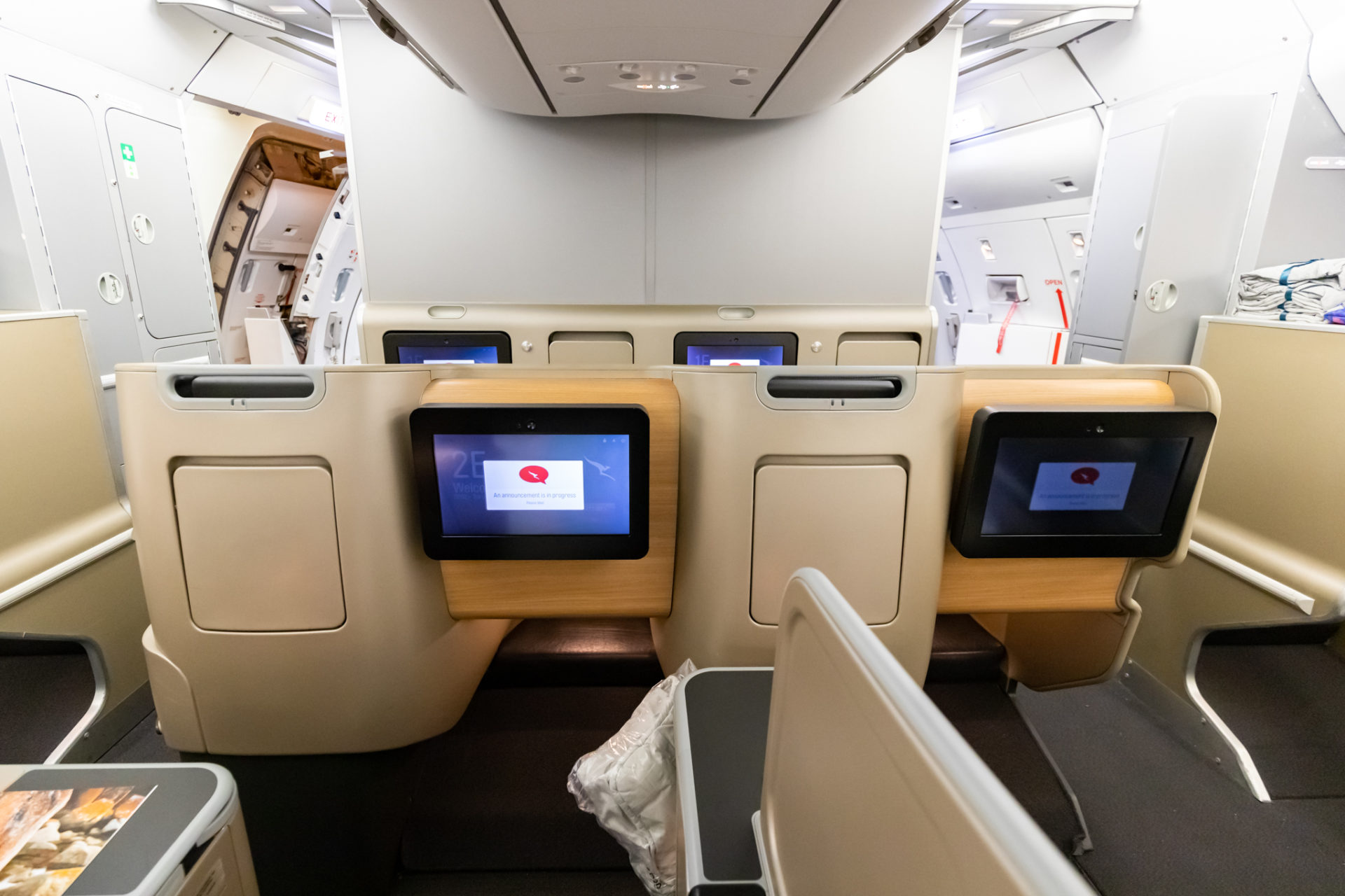 Review Qantas A330 Business Class Tokyo Narita Brisbane Zac George 4817