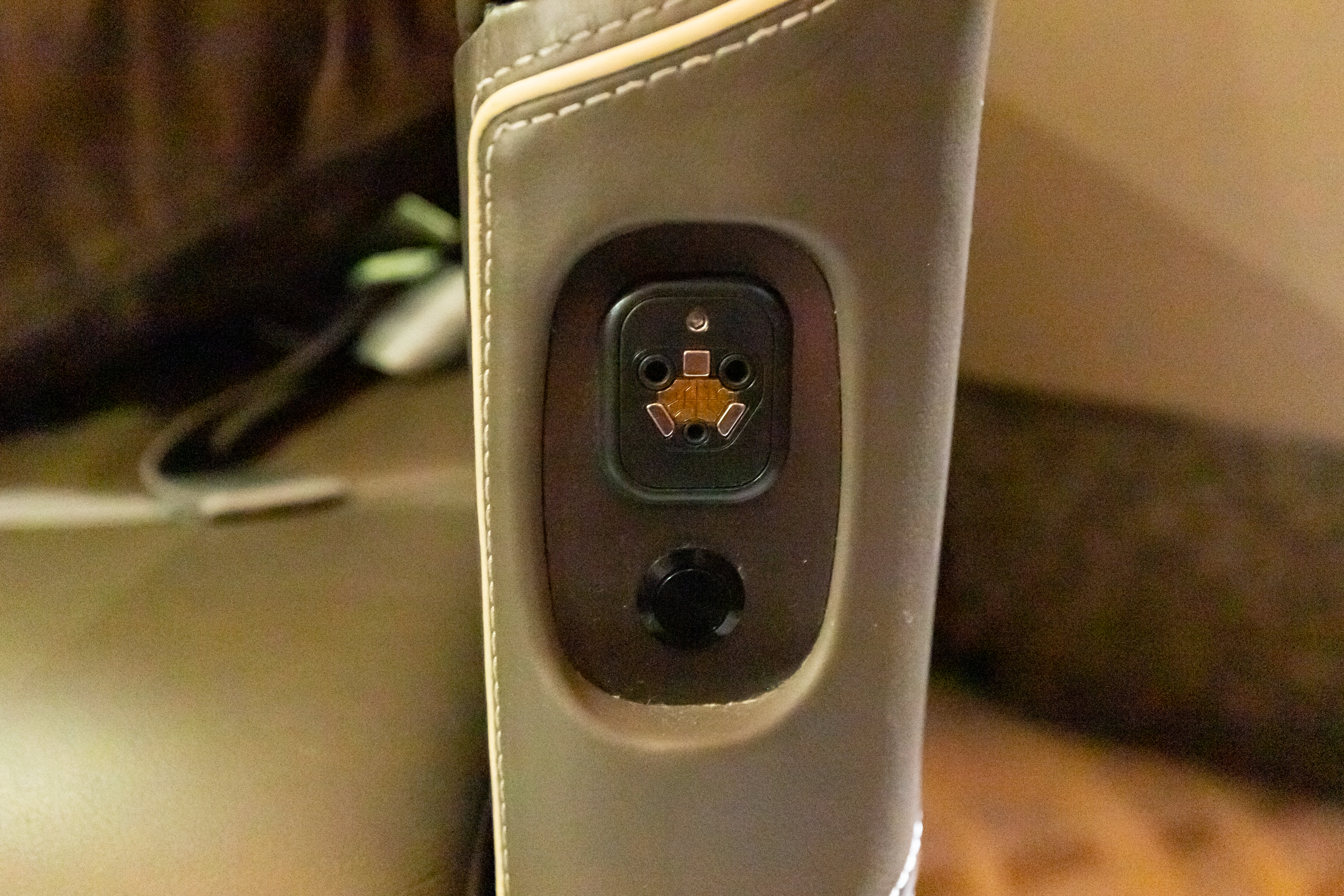 a close up of a device