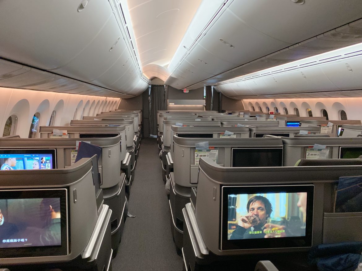 Seat Map of Boeing 787-10, Seat Map, In-Flight